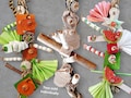 Seagrass Shredders Parrot Toy | Safe bird toy