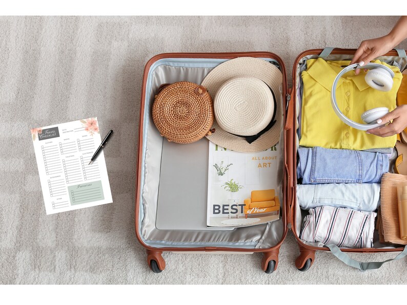 Traveling Checklist Printable Travel Checklist PDF Travel Checklist Traveling Checklist Printable Travel Checklist PDF Travel Checklist