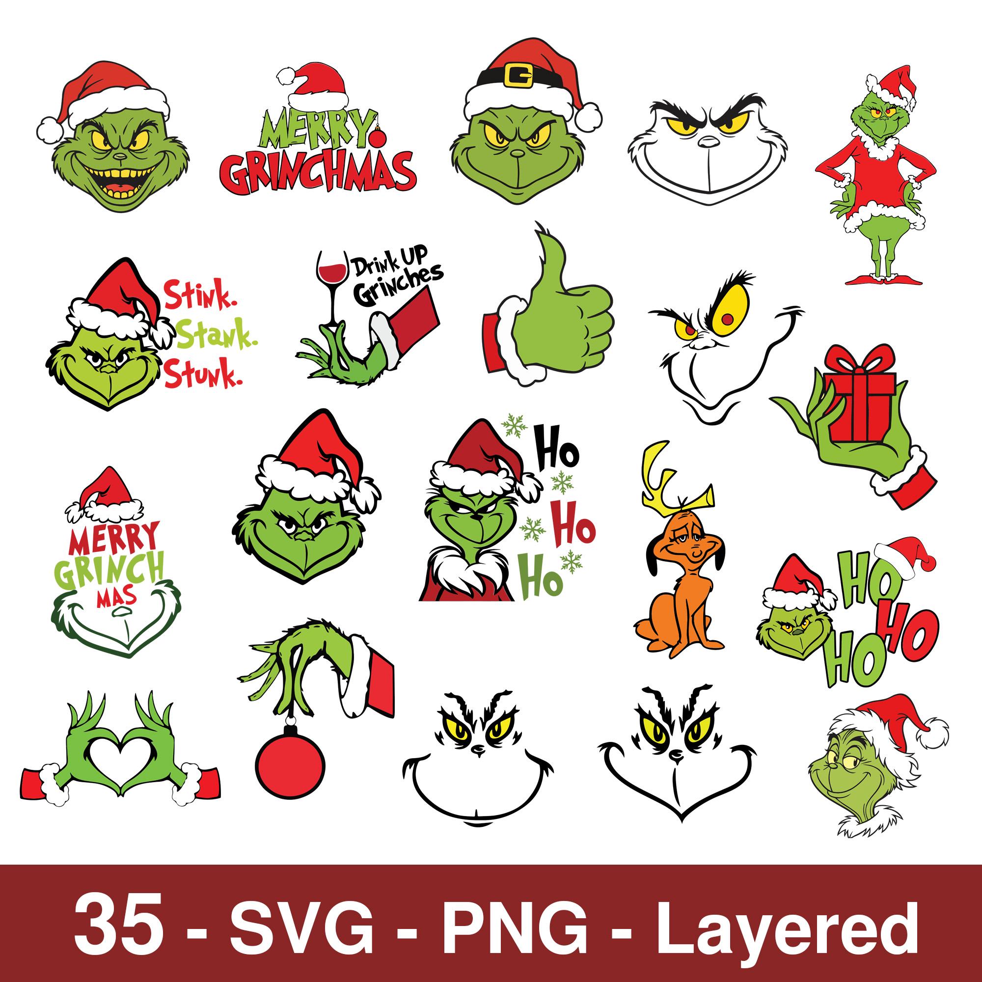 Grinch face svg - Etsy België, image size:2000x2000