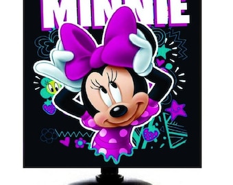 Lampe de chevet Minnie et Mickey.