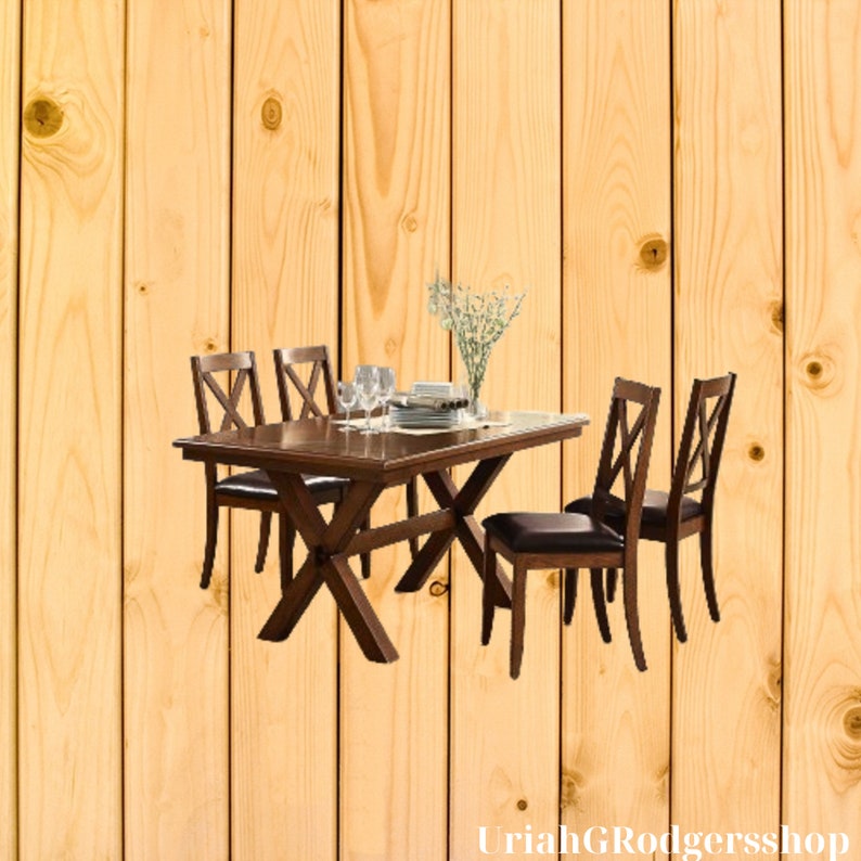 Maddox Dining Table Crossing. Etsy