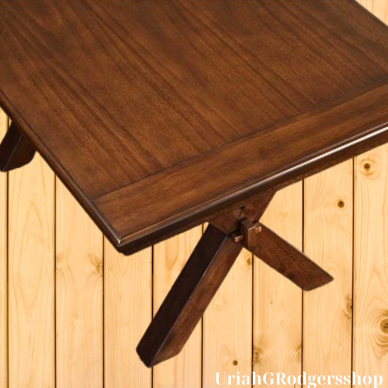 Maddox Dining Table Crossing. Etsy