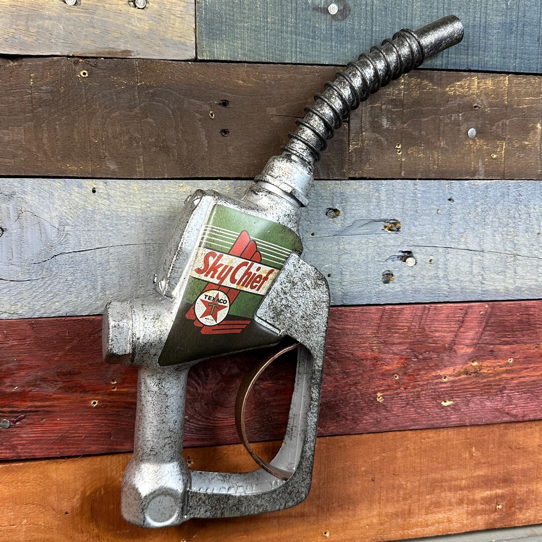 Texaco Sky Chief Gas Pump Nozzle Wall Decor With Retro Vintage Inspired ...