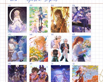 Genshin Assorted Prints 5x7