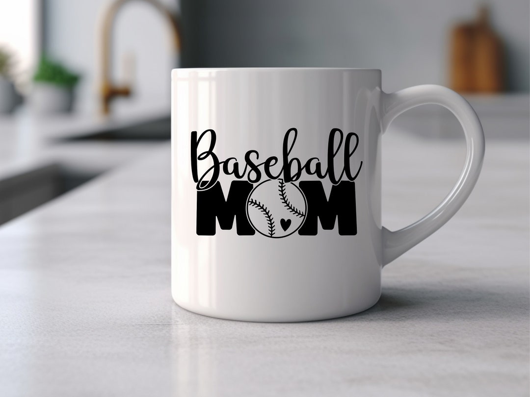 Baseball Mom Coffee Mug, Sports Fan Coffee Mug, Gifts for Her, Gifts