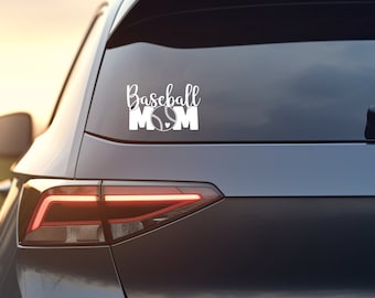 Baseball Mom Vinyl Decal Baseball Mom Sticker for Car Decal Baseball Mom Decal for Tumbler Decal Baseball Mom for Phone Decal Baseball Mom