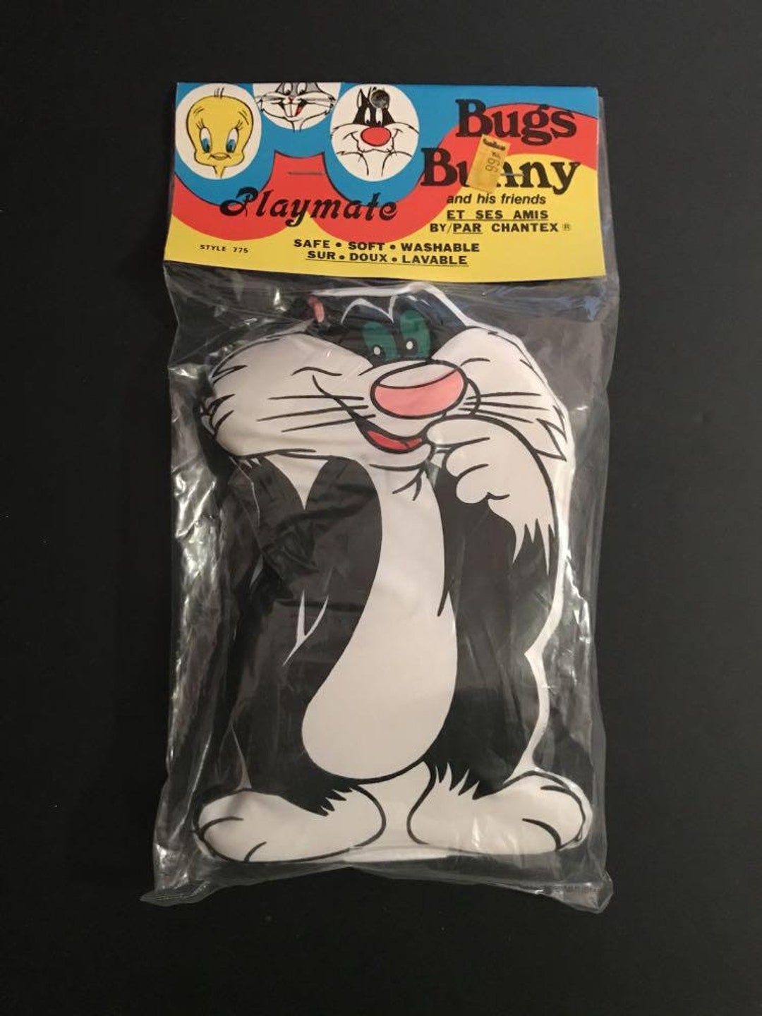 Vintage RARE 1976 Bugs Bunny Playmates Sylvester J. Pussycat Sr