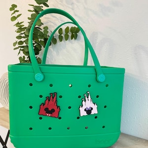 Custom Mickey or Minnie Disney Castle Bogg Bag Charm – 3D Printed Magical Accessory for Bogg Bags, Pool Totes, Disney Gifts & Travel