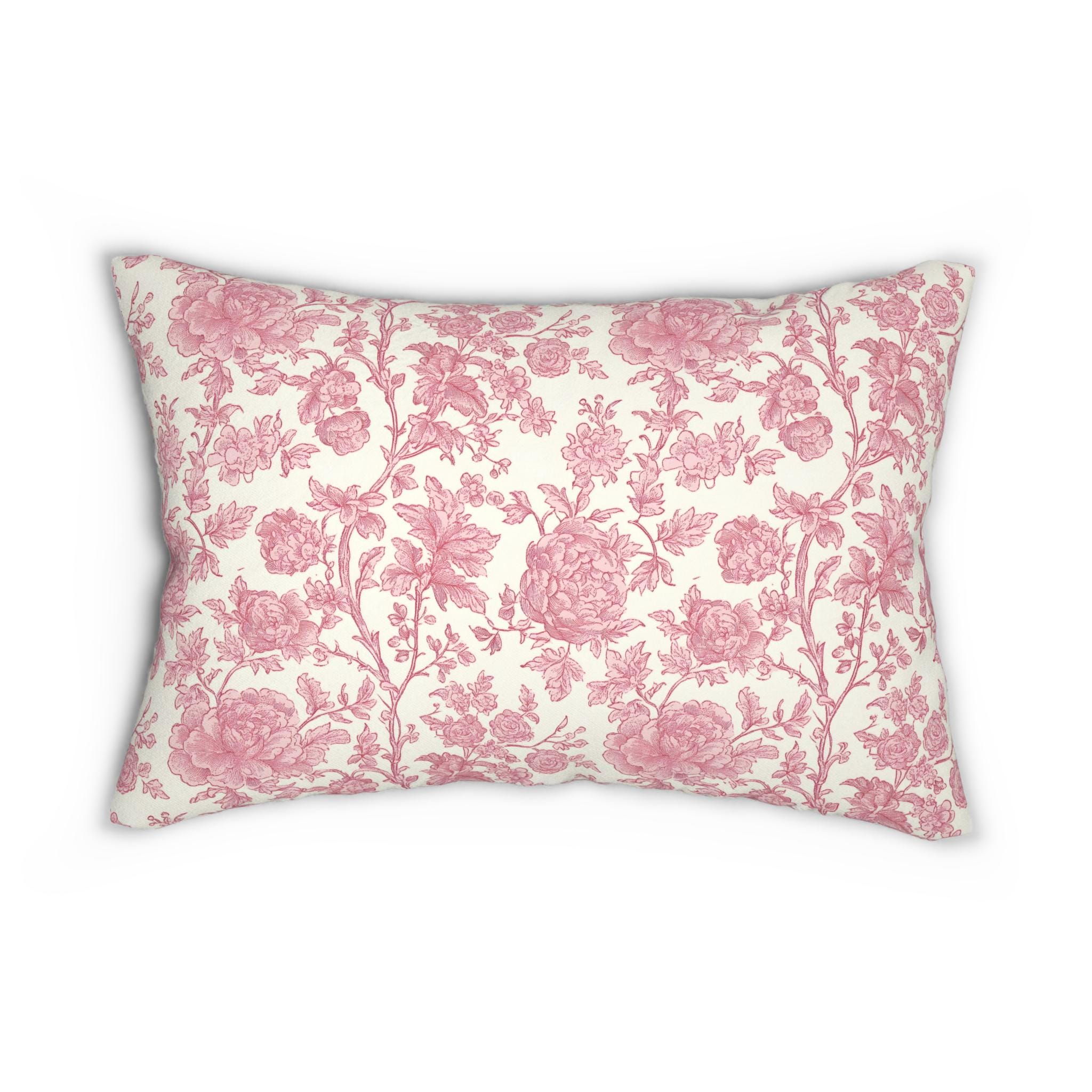 thumbnail image 2 of Light Pink Floral Pillow Covers 18x18 Set Of 2 Botanical Print Vintage Spring Flower Plant Cream Decorative Throw Pillow Cases Outdoor Farmhouse Cushion Covers Decor For Sofa Couch Bed 2 of 13