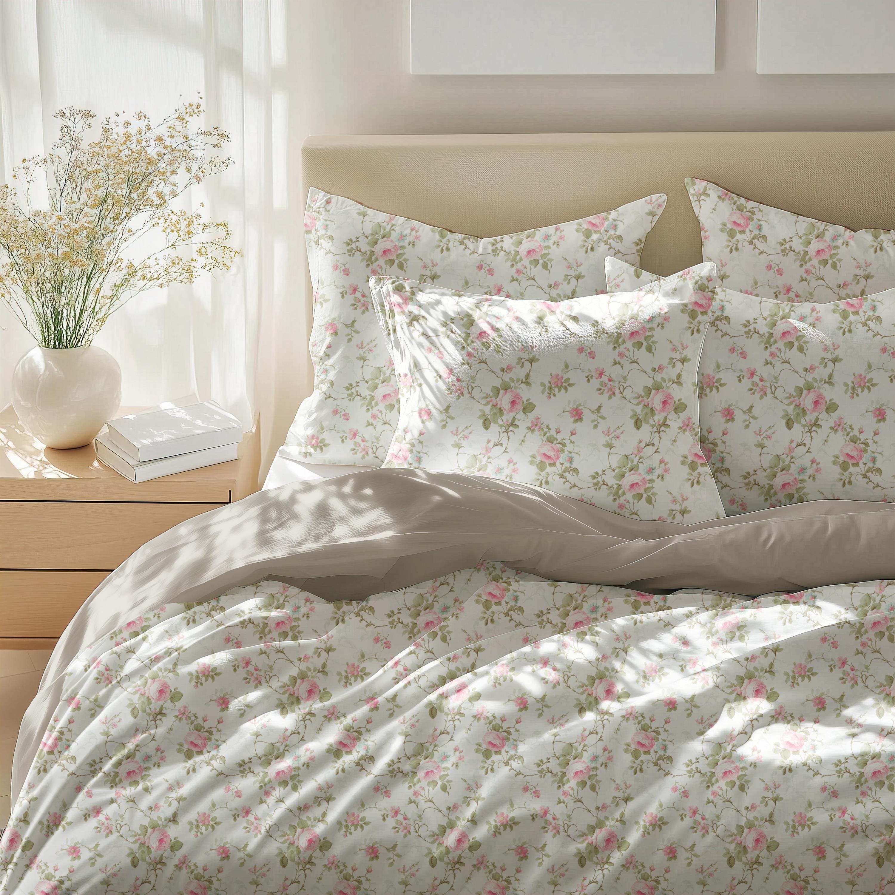 (お取り置き)フランスアンティーク キルトブランケット ローズ ベッドカバー フランスアンティーク キルトブランケット ローズ プロヴァンス