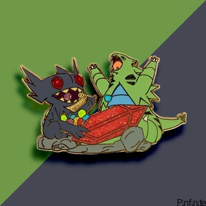 Sableye & Tyranitar Tag Team Hard Enamel Pin
