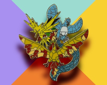 Tag Team Legendary Birds Hard Enamel Pin