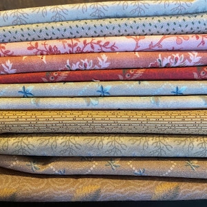 Garden Tale by Jeanne Horton for Windham Fabrics.  Bundle of 11 fat quarters.