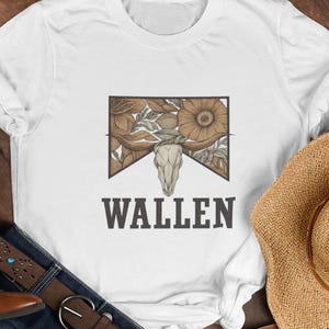 Morgan Wallen Concert Tee | Western Country Skull Shirt | Vintage Floral Cowgirl Graphic Tee, Morgan Wallen t shirt, Wallen Fan Club