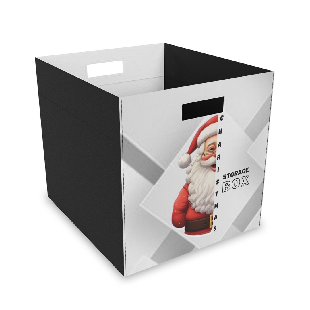 Personalized Storage Box Custom Storage Box Christmas Felt Etsy