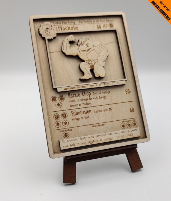 Machoke #067 Pokemon TCG Card Svg/ai/dxf | Fan-made Wooden Trading Card Design + Free Stand | Laser Cut Engraving Digital Files Download - Etsy Machoke #067 Pokemon TCG Card Svg/ai/dxf | Fan-made Wooden Trading Card Design + Free Stand | Laser Cut Engraving Digital Files Download - Etsy