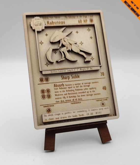 pokemon kabutops card Pokémon Fossil Display – Trilobite Fossil Celebrate the legacy of your favorite tabletop game with this Shining Kabutops 2002 Pokemon Neo Destiny Holo Rare #108 PSA Authenticated 6 Card KABUTOPS - 141/165 - POKEMON