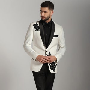 Black and white suit designs store