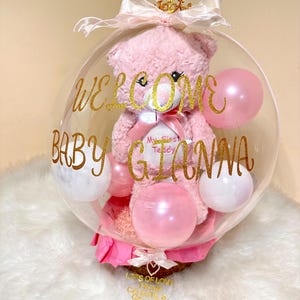 Baby Gift Balloon, Newborn Gift, Baby Girl Gift, Welcome to the World ...