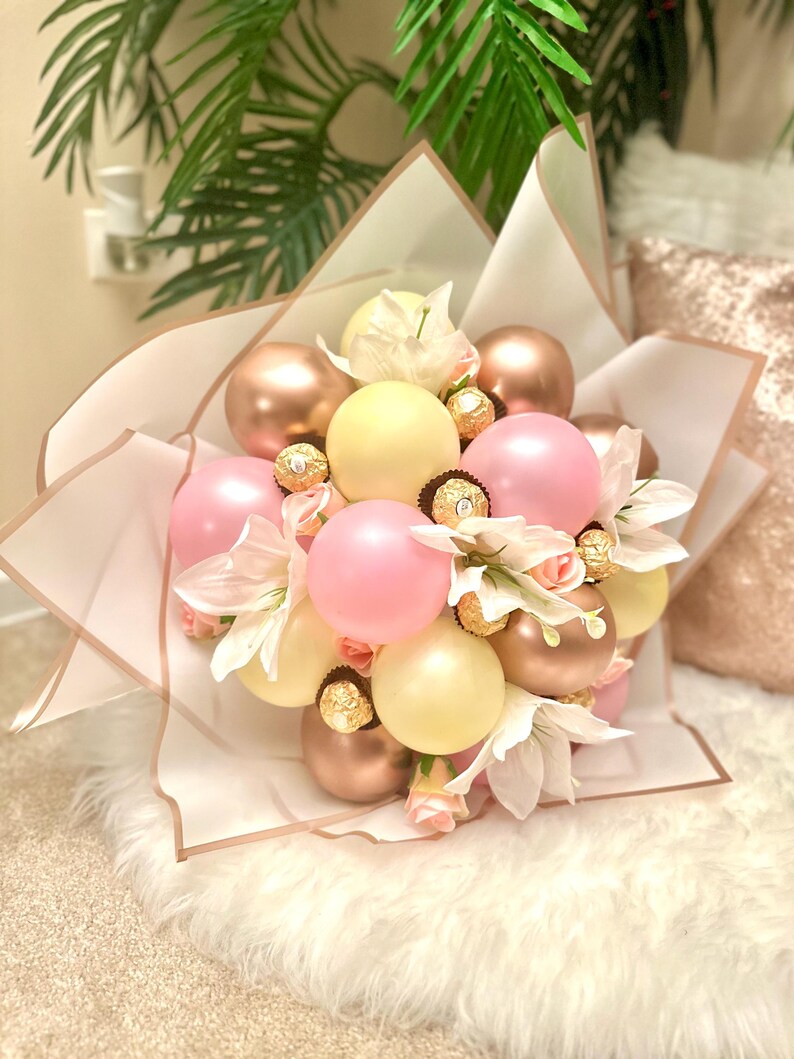 Bobo Balloon Bouquet | Bubble Balloon Flower | Birthday Balloon | Baby ...