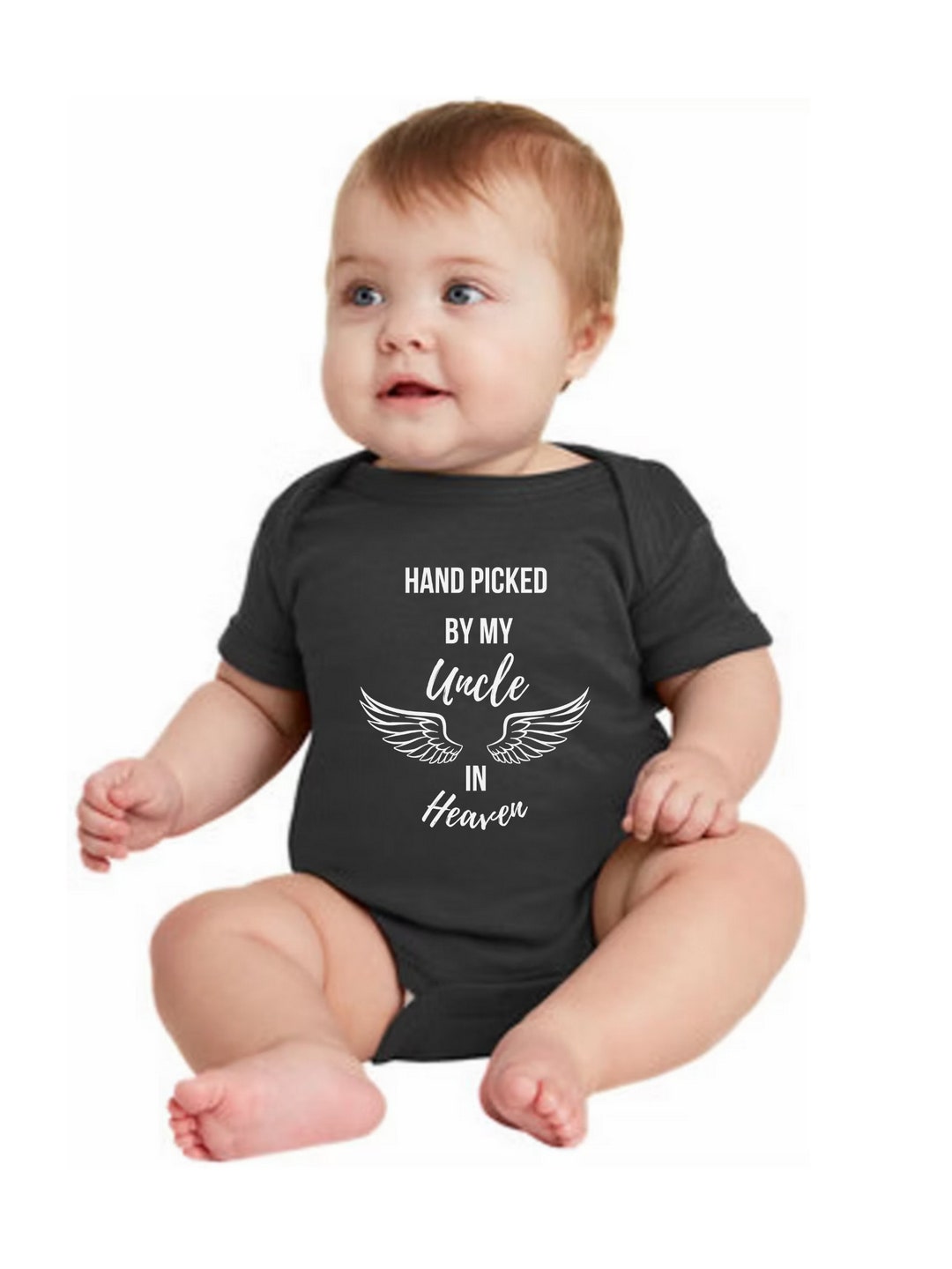 Customized Guardian Angel Onesie Infant Body Suit Creeper Etsy