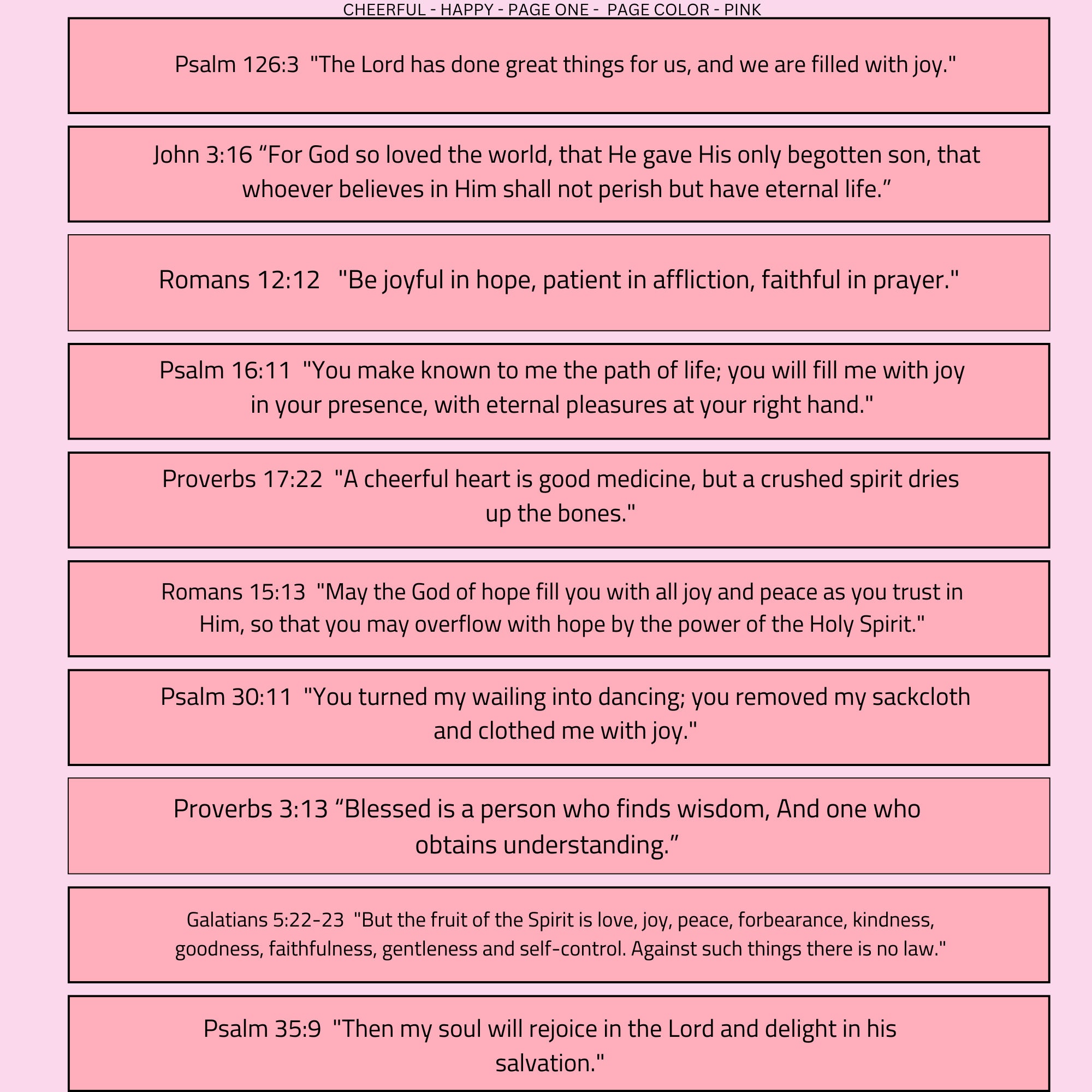 Bible Verse Jar of Emotional Support and Faith Based Christian ...