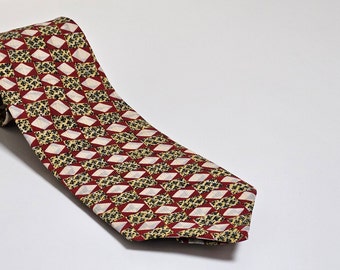 Vintage-Krawatte aus 100 % Seide. Maß: ca. L 145 x B 10 x 4 cm.