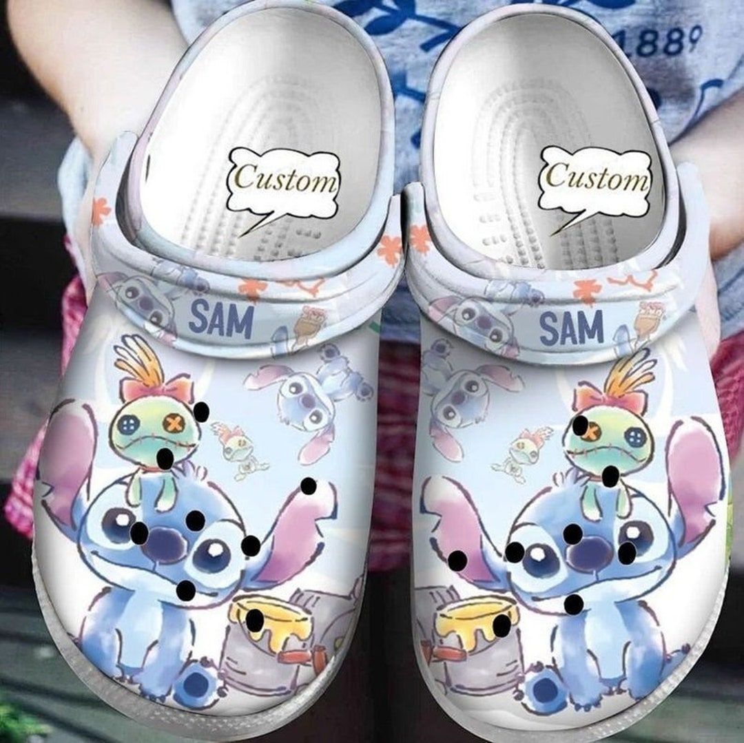 Stitch Cute Clogsstitch Personalized Clogsstitch - Etsy