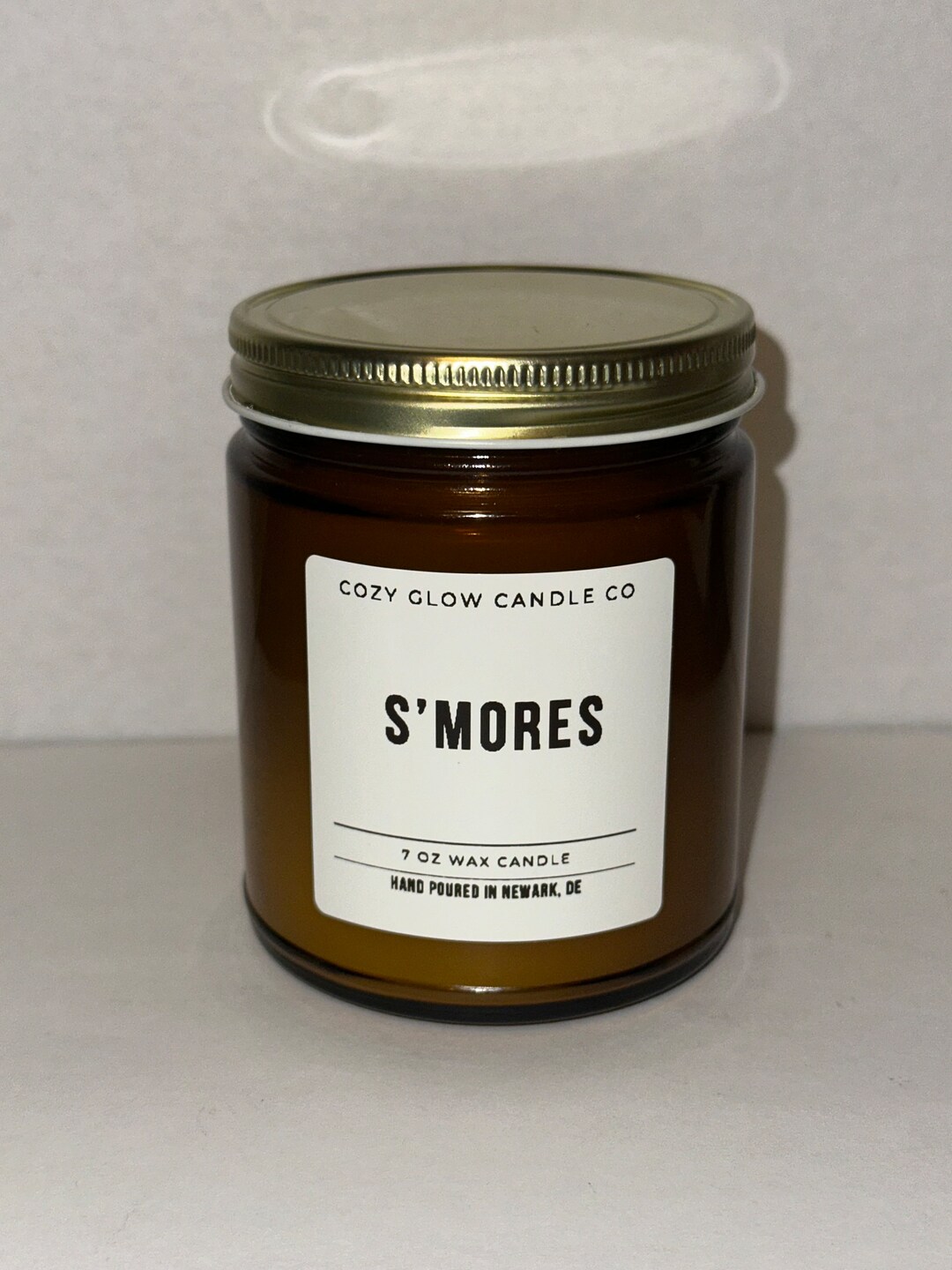 7 Oz Candle SMORES With Lid Etsy