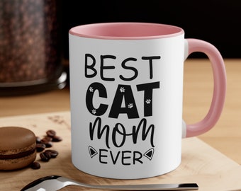 Meilleure maman chat de tous les temps Mug | 11 oz | Cadeau fête des mères