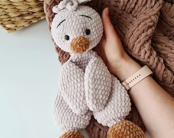 Goose Comforter Crochet Pattern, Amigurumi Plush Toy (PDF Pattern)