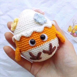 Easter Chicken Crochet Pattern, Amigurumi Crochet Pattern, Baby Bird, Digital Download, Fast Crochet Pattern, Easy and Quick Pattern, Chick