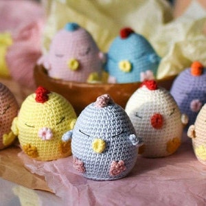Chicken Crochet Pattern, Amigurumi Crochet Pattern, Crochet Gift, Digital Download , Eastern Chicken Amigurumi, Amigurumi Chick Pattern