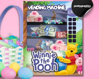 Easter Vending Machine Template, Birthday Gift, Graduation Crafts, Birthday Gift, Girl Birthday, Custom Gift , Custom DIY Vending Machine