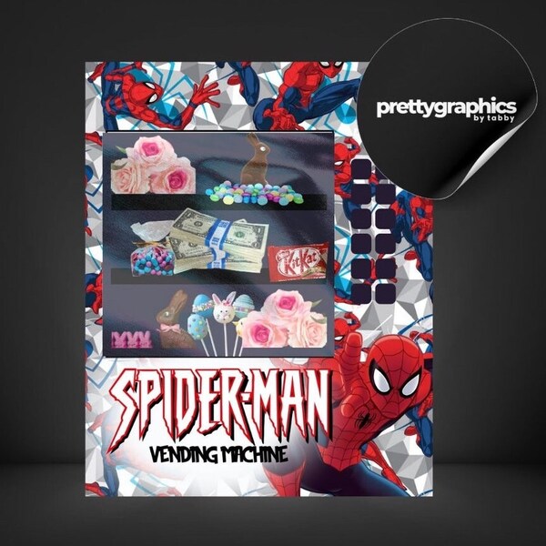 Diy Vending Machine Template Etsy