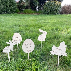 5 Pancartes chemin de Pâques