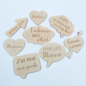 Bulles en bois pour photobooth