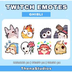 Ghibli Inspired Emotes, Set 3