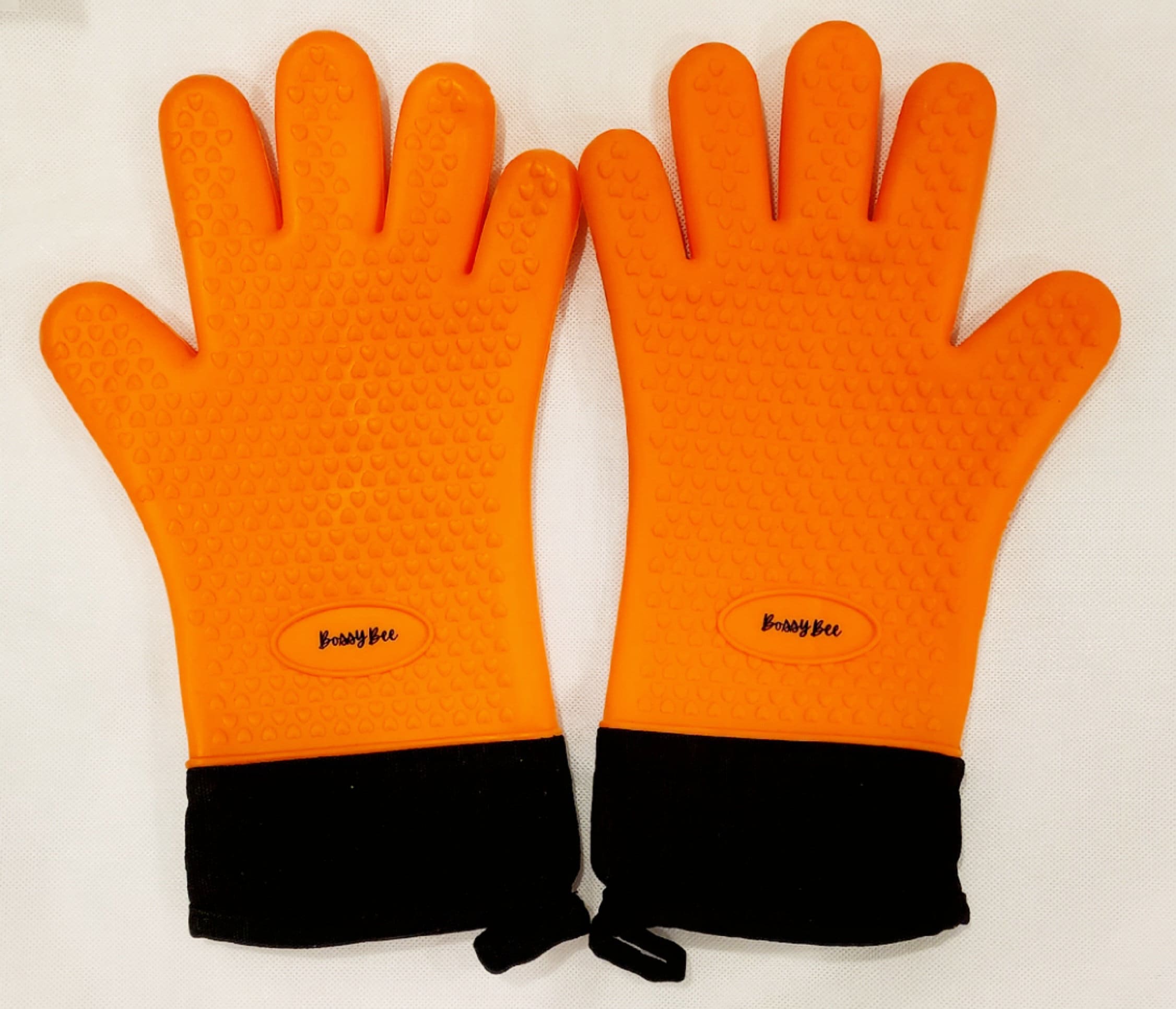 Silicone Oven Mitts, Baking Gloves, Elbow Length Heat Resistant