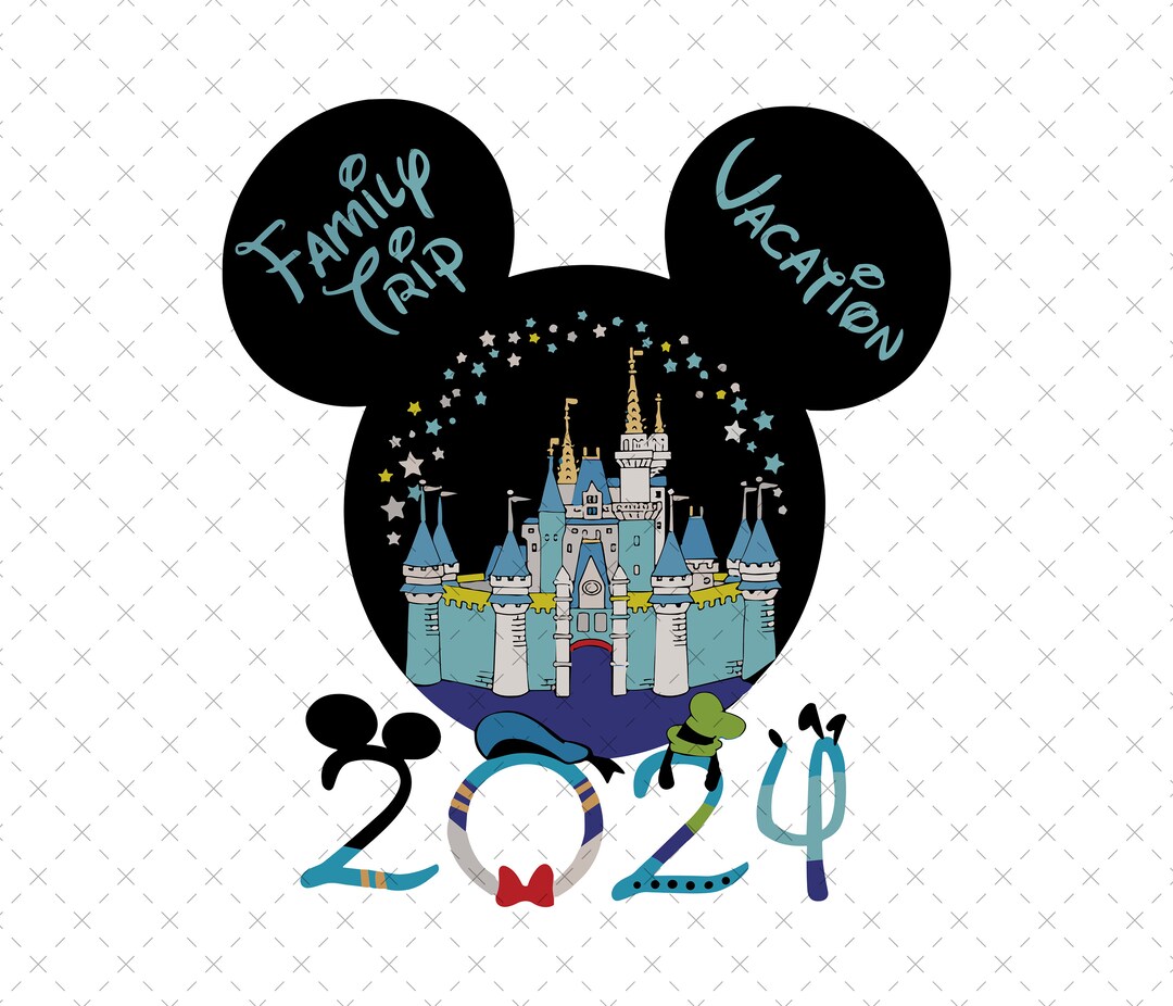 Family Trip 2024 Png, Family Vacation 2024 Png, Family Vacation 2024