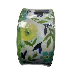 Member&#39;s Mark Premium Ribbon (2.5 inches Wide x 50 Yards) -  FLORAL
