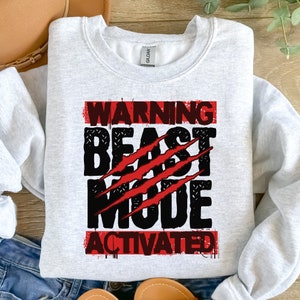 Inspirationalquote Png, Beast Mode Activated Png, inspirationalpng, motivational png, motivational quote png, motivational png designs