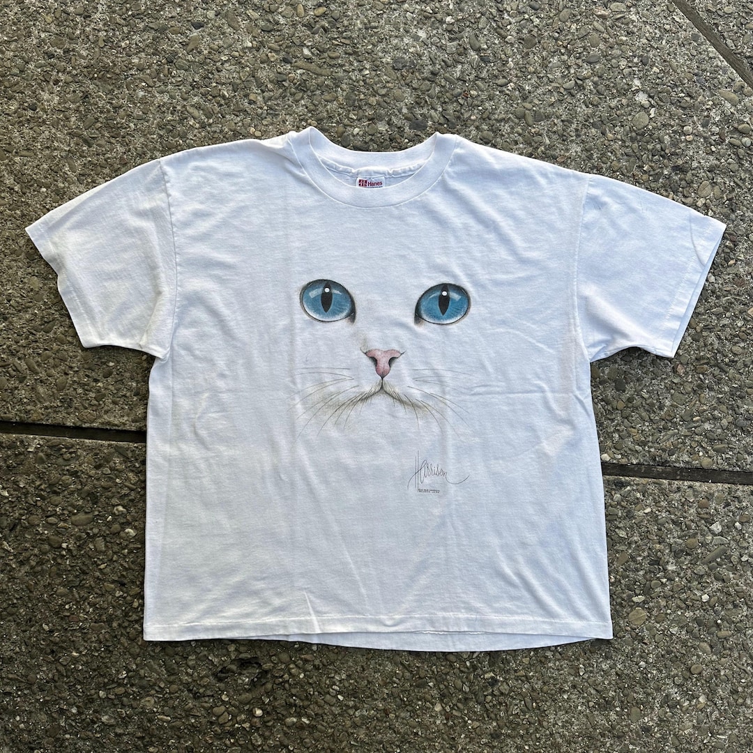 1980's LICHTENSTEIN'S CAT アート Tシャツ tee cover_invisbg_3196968b-673e-