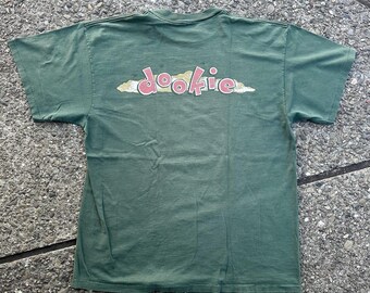 鯱鉾GREEN DAY dookie vintage tee 90s VINTAGE 1994 Green Day dookie T-shirt green heavyweight