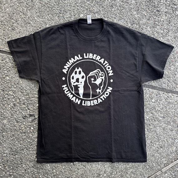 Animal Liberation / Human Liberation T-Shirt (B4)-
