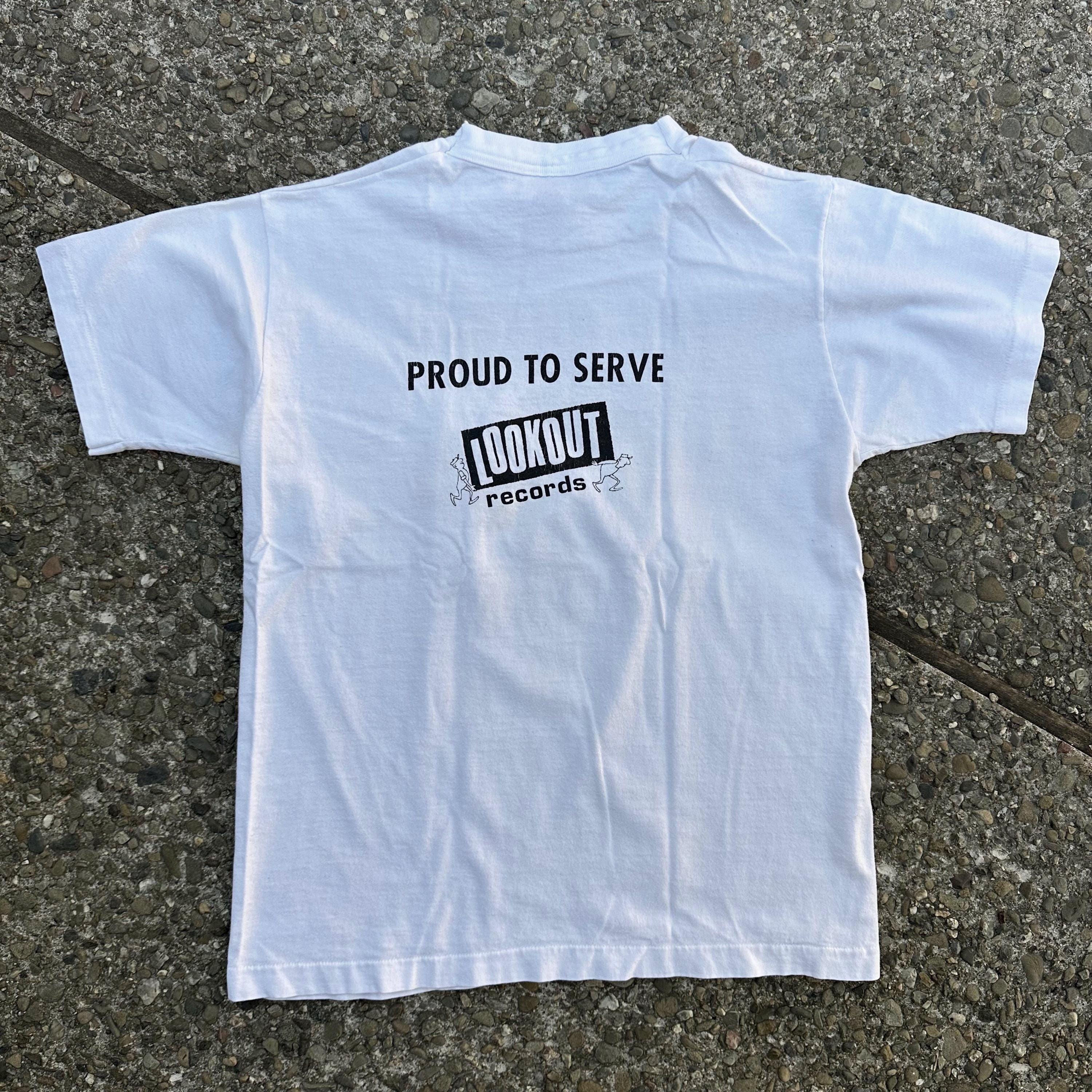 THE QUEERS 1995 JAPAN TOUR Tシャツ LOOKOUT! Vintage 90s The Queers Next Stop Rehab Lookout! Records Rock