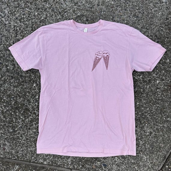 Nice World - "Enjoy The Weather" - Ice Cream Cone - T-Shirt (B4)-