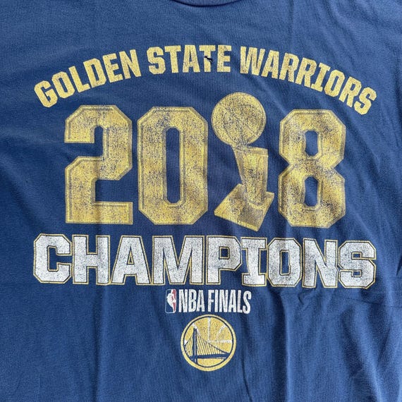 Golden State Warriors Campeones de la final de la NBA 2018 Camiseta RM Etsy Espana
