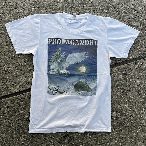 Propagandhi - RARE "Owl" T-Shirt (B1)-