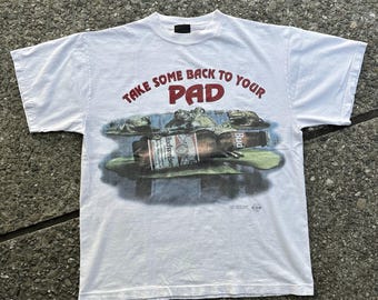 Vintage 1995 RARE "Budweiser Frogs" T-Shirt (RM)-